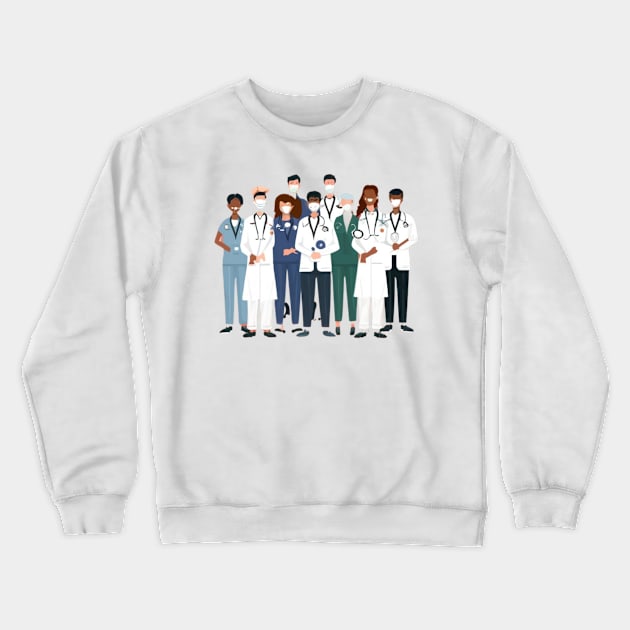 Happy Doctor's day Crewneck Sweatshirt by Yns store